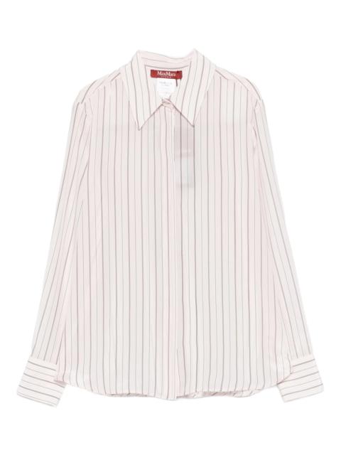 Max Mara Studio Max Mara Studio Flirt Striped Long-sleeved Shirt