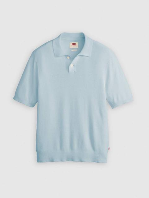 Levi's COTTON LINEN SWEATER KNIT POLO SHIRT