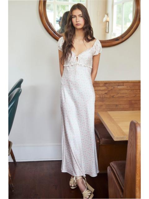 LoveShackFancy Epone Floral Puff Sleeve Maxi Dress