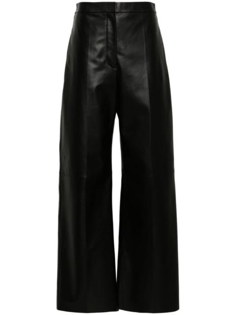FABIANA FILIPPI wide-leg leather trousers