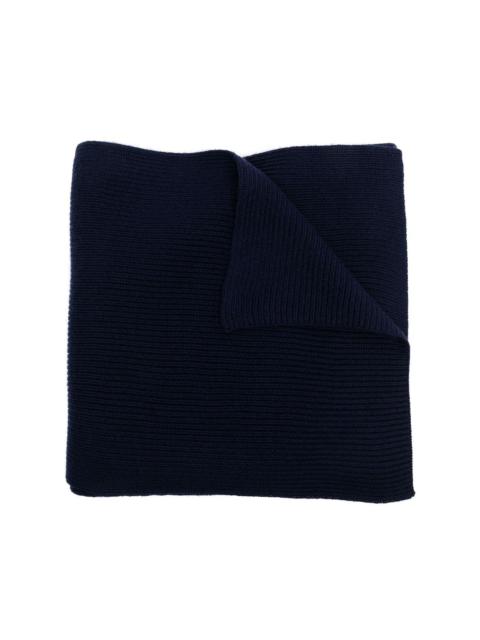 Polo Ralph Lauren ribbed knit wool scarf