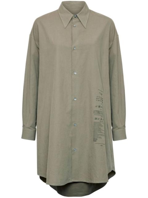 MM6 Maison Margiela cotton poplin shirt dress
