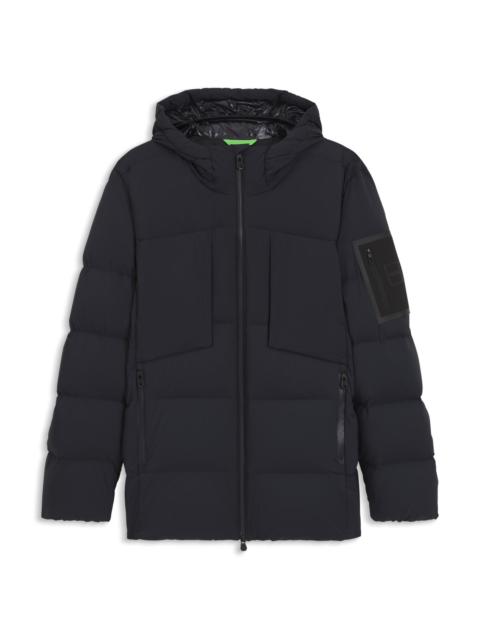 BOSS DOWN-FILLED PARKA JACKET WITH WATER-REPELLENT FINISH