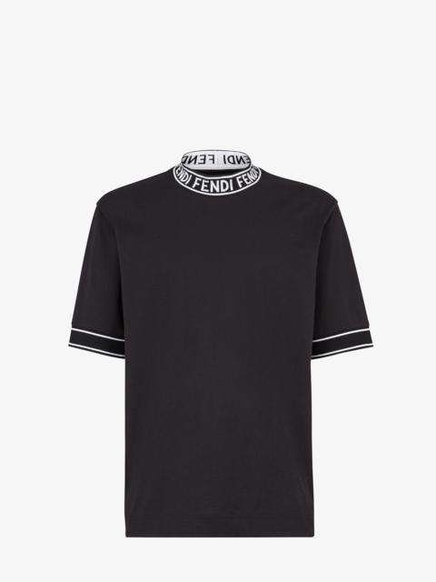 FENDI Black cotton T-shirt
