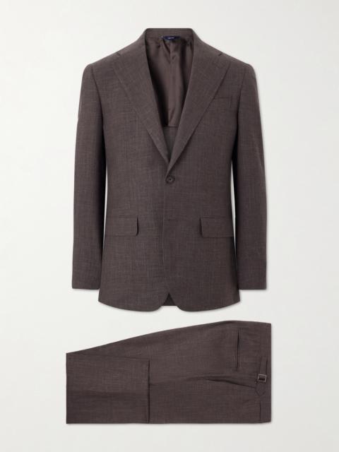 THOM SWEENEY Wool, Linen and Silk-Blend Suit