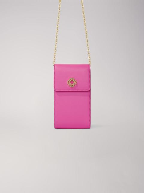 maje Leather phone pouch