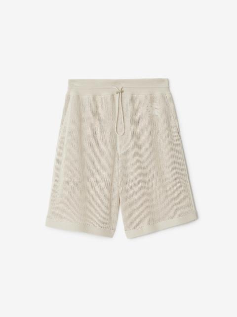 Burberry Cotton Mesh Shorts