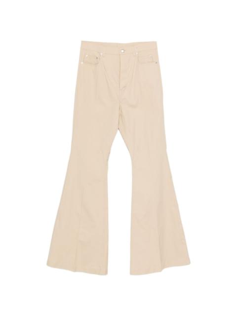 Rick Owens Bolan zip-up flared jeans