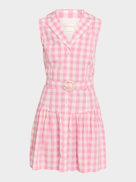 Shoshanna Natalila Gingham Mini Shirtdress