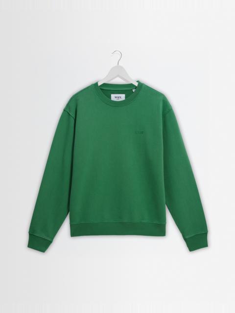Wax London Sidney - Washed Green Loopback Cotton Sweatshirt