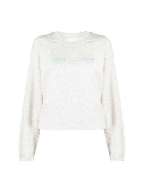 New Balance (WMNS) New Balance Pure Balance Sweatshirt Asia Sizing 'Sea Salt Heather' WT21557-SAH