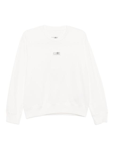 MM6 Maison Margiela logo patch sweatshirt