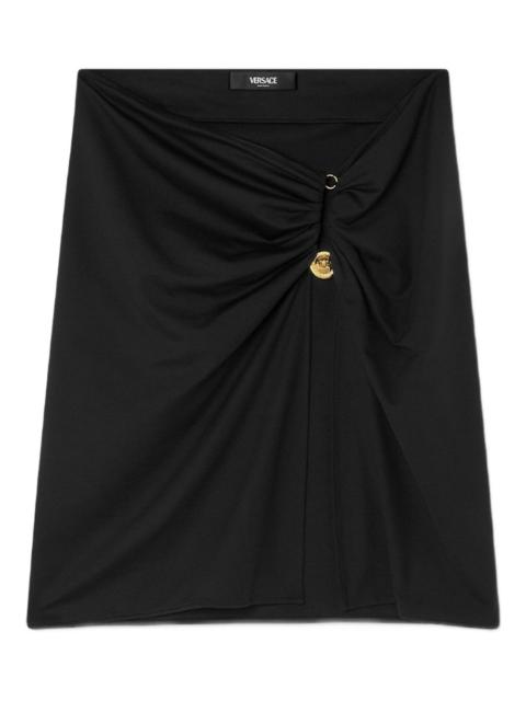 VERSACE Safety Pin cover-up skirt
