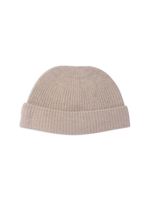 AURALEE ribbed beanie