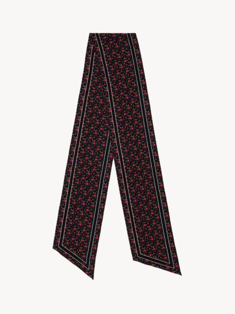 Chloé THE CHLOÉ FOLK BANDEAU SCARF IN SILK CRÊPE