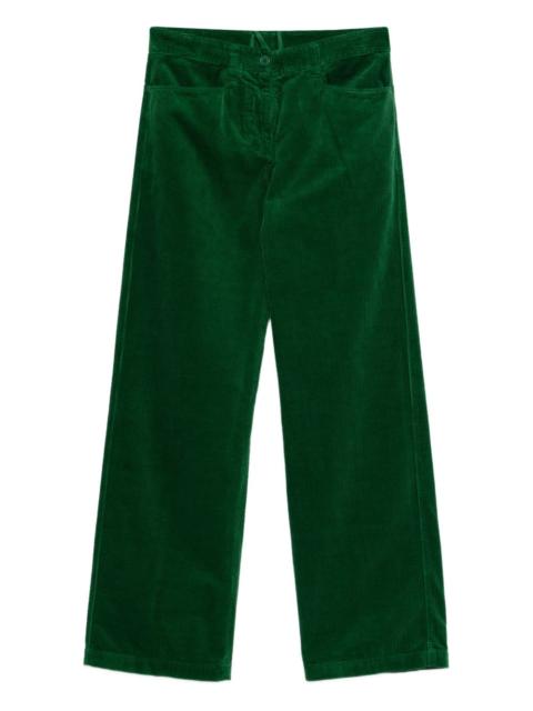 Aspesi corduroy-texture trousers