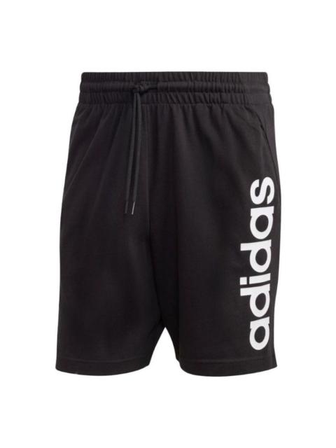adidas adidas AEROREADY Essentials Single Jersey Linear Logo Shorts 'Black' IC0062