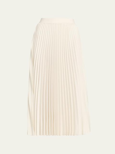 SIMKHAI Melanie Pleated Midi Skirt