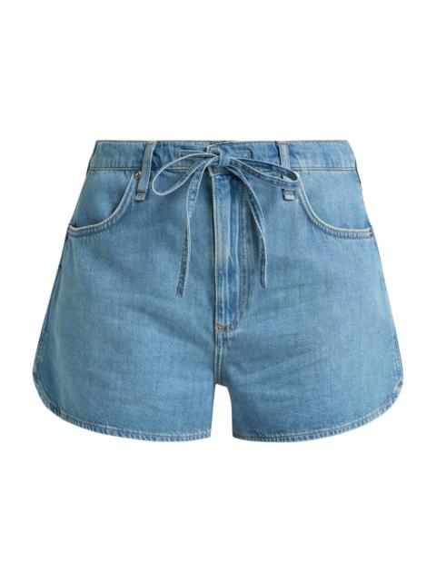rag & bone Women's Ultra Featherweight Nolan Denim Shorts - Medford