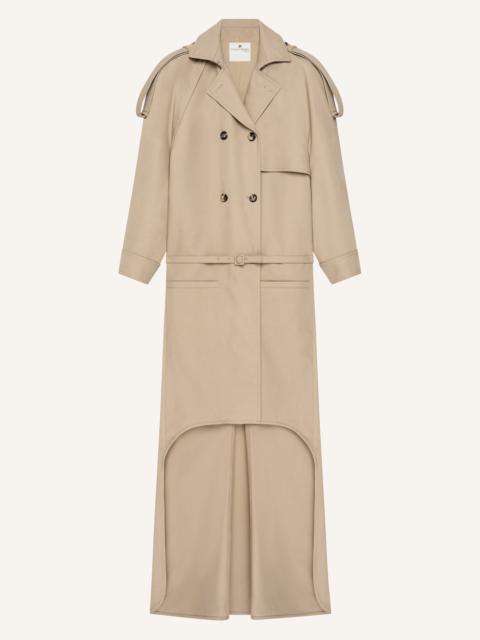 courrèges CIRCLE EDGE TRENCH COAT