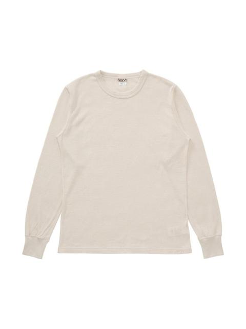 visvim SUBLIG THERMAL CREW L/S IVORY