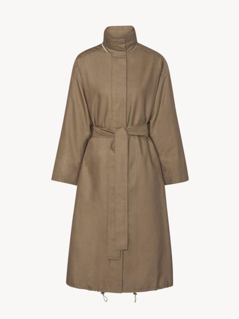 The Row Paulita Coat in Cotton