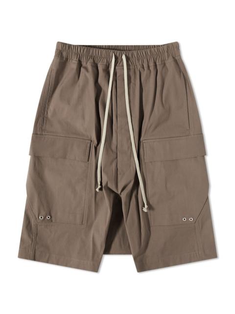 Rick Owens Cargo Pods Shorts in Dust | REVERSIBLE