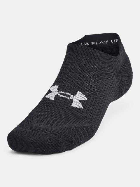 Under Armour Women's UA Play Up 3-Pack No Show Tab Socks