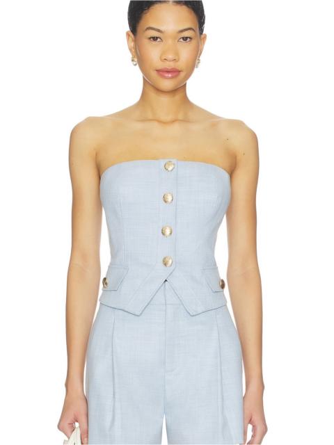 GENERATION LOVE Ellery Chambray Suiting Bustier