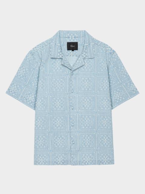 Rails Men's Tyler Embroidered Squares Short-Sleeve Shirt