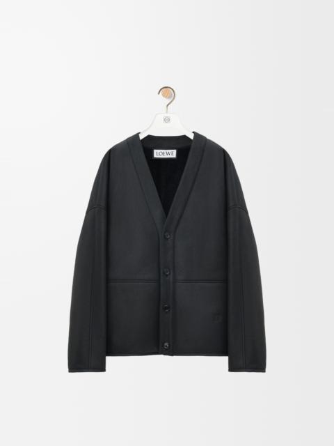 Loewe Cardigan in shearling