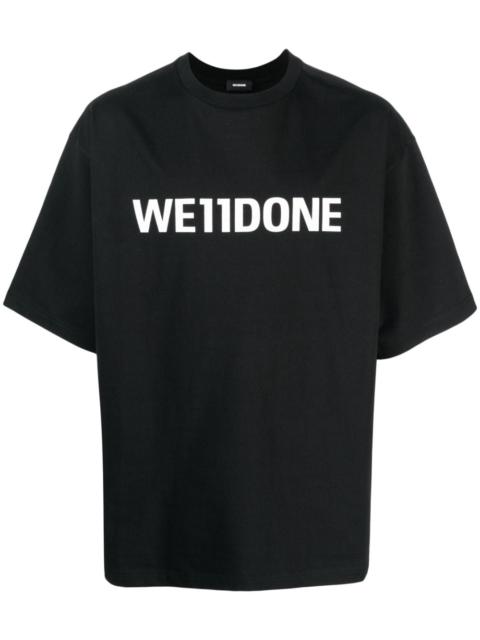 We11done logo-print cotton T-shirt