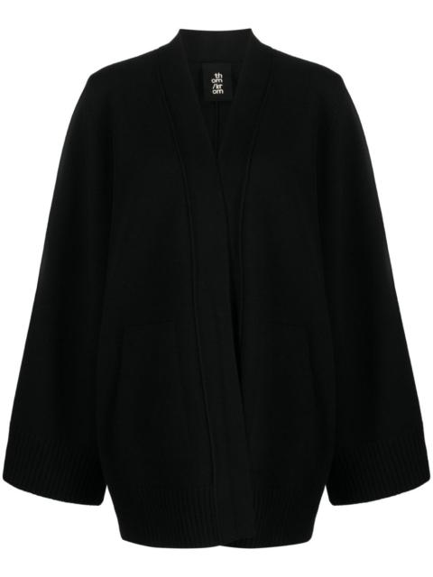 thom/krom open-front merino cardigan