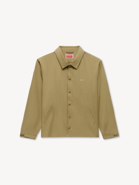 KENZO 'KENZO Signature' light coach jacket in cotton nylon