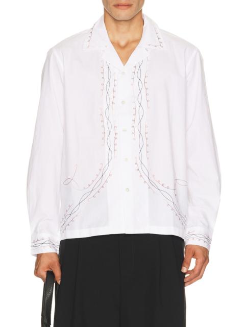 BODE Looped Chainstitch Long Sleeve Shirt