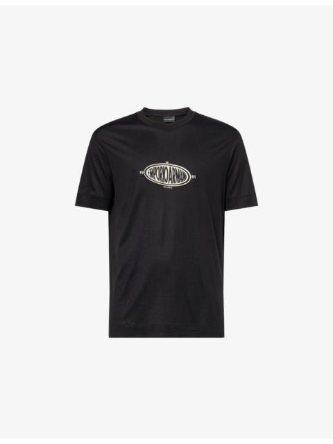 EMPORIO ARMANI Retro Logo Jersey T-shirt