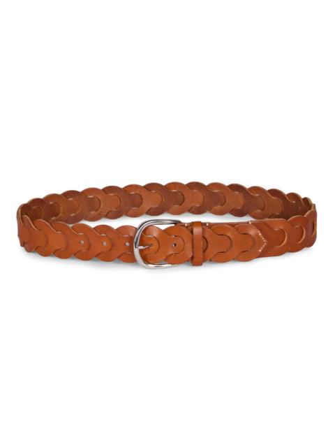 Isabel Marant Women's Edena Braided Leather Belt - Natural