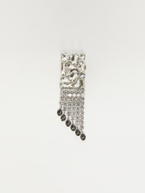 WEEKEND Max Mara GAMBERO Metal and rhinestone brooch