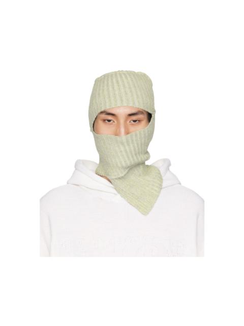 MM6 Maison Margiela Gray Marled Balaclava