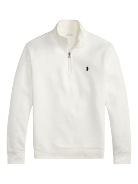Polo Ralph Lauren Double-knit quarter-zip pullover