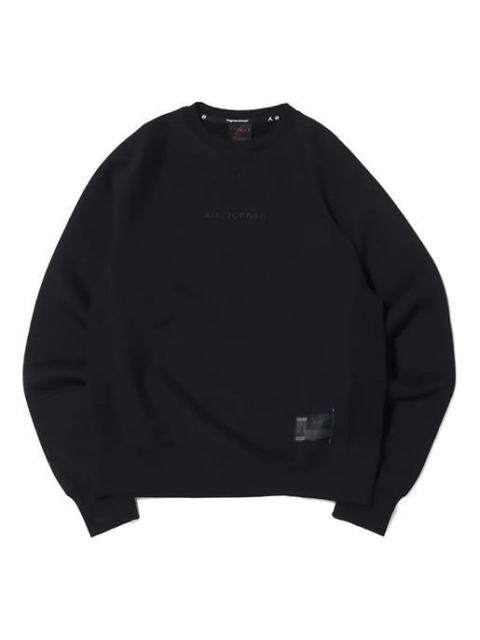 Jordan Air Jordan x Fragment Design Crossover Casual Cozy Round Neck Black DA2990-010