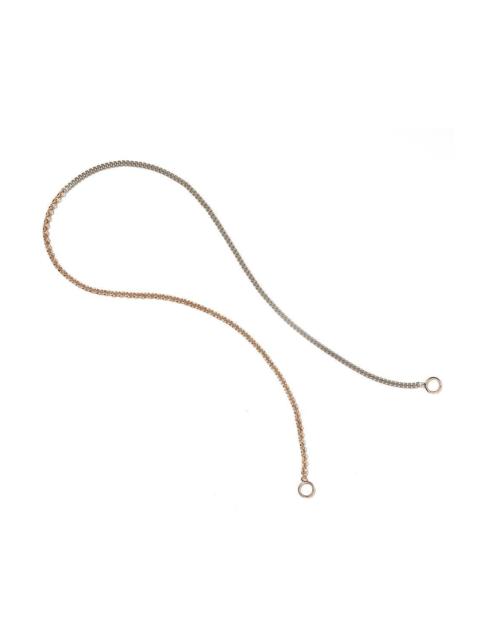MARLA AARON Mixed Up Half And Half Chain Necklace