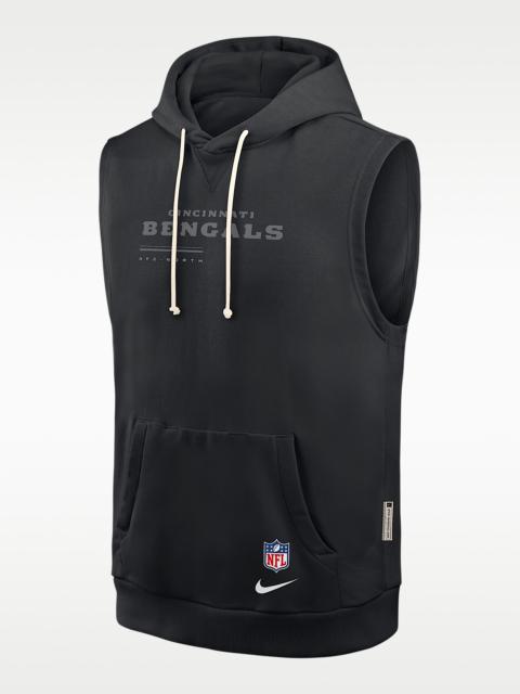 Nike Cincinnati Bengals Sideline Men's Nike Dri-FIT NFL Sleeveless Pullover Hoodie
