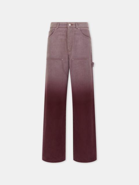 AMIRI WOMEN'S GRADIENT CARPENTER JEAN