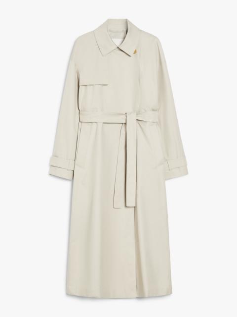 Max Mara STRENCH Water-repellent twill trench coat