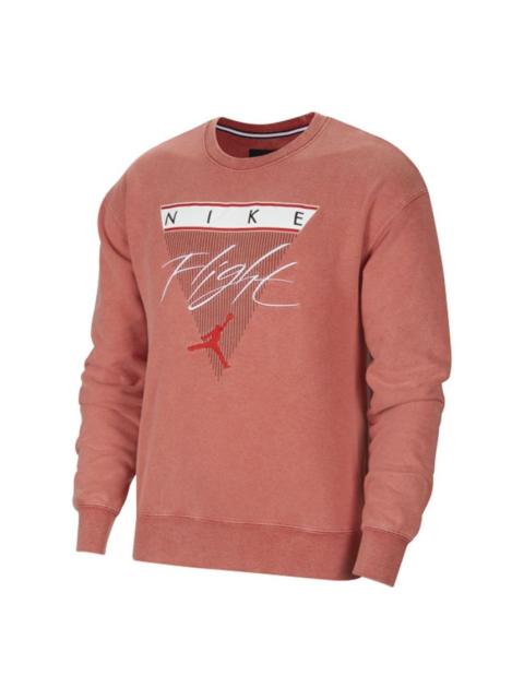 Jordan Air Jordan Flight MENS Casual Sports Crew-neck Red CZ6096-687