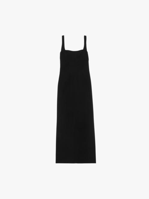 Helmut Lang RIBBED ASYMMETRIC MAXI DRESS