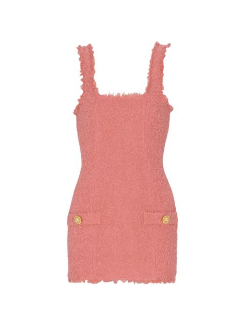 Balmain button-embellished mini dress