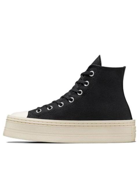 Converse (WMNS) Converse Chuck Taylor All Star Modern Lift Platform Canvas 'Black Egret' A06141C