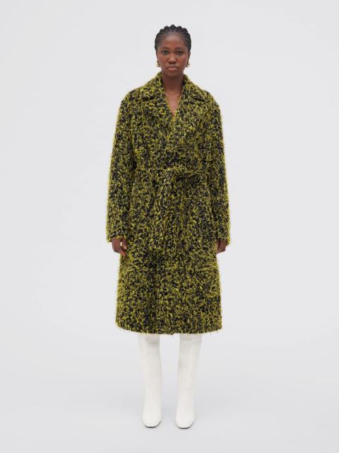Bottega Veneta Fil Coupé Wool Coat